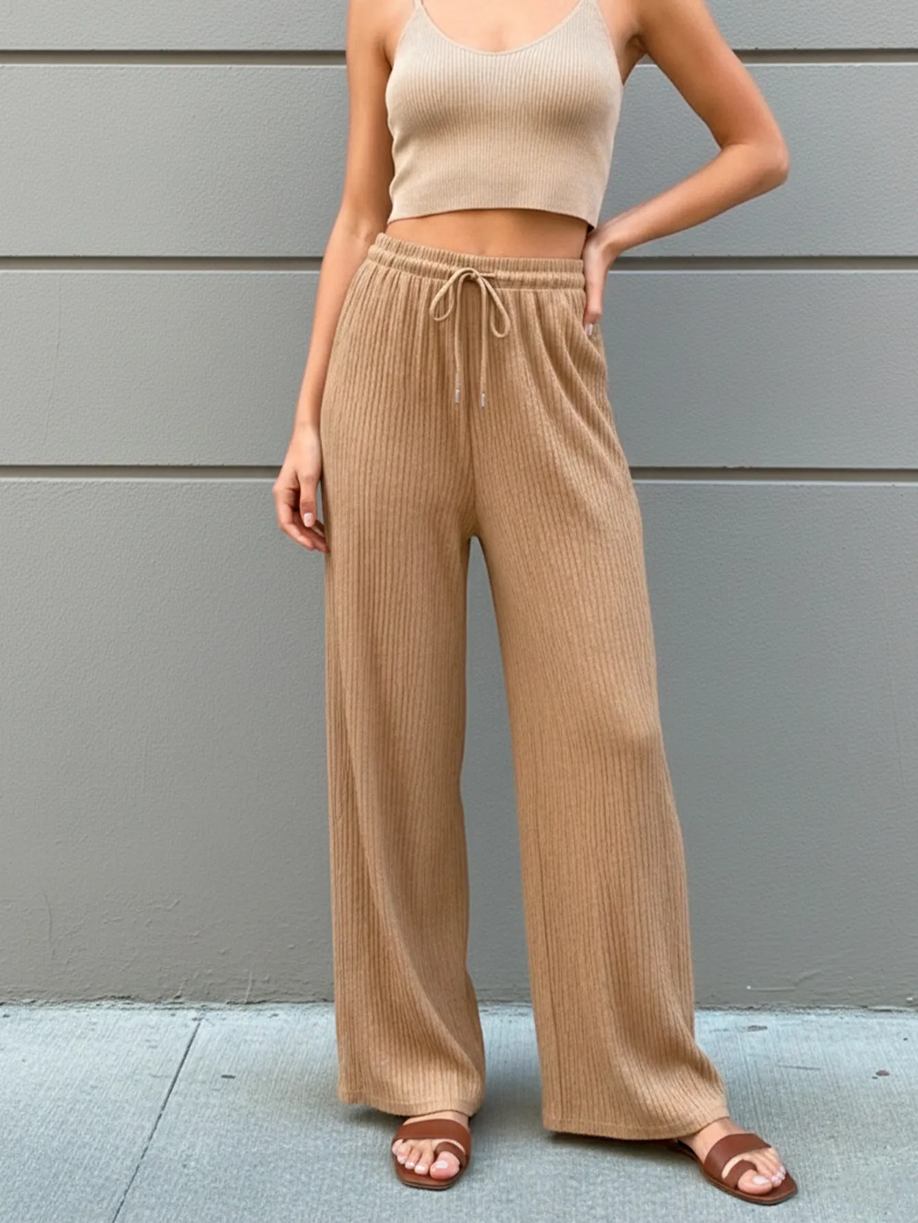 AD2625 PANTALON DE PIERNA ANCHA 9433